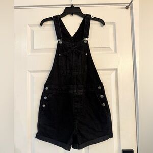 Old Navy Charcoal Denim Overalls